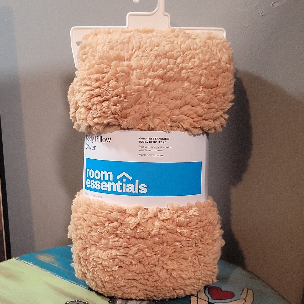 Room Essentials Plush Body Pillow Cover